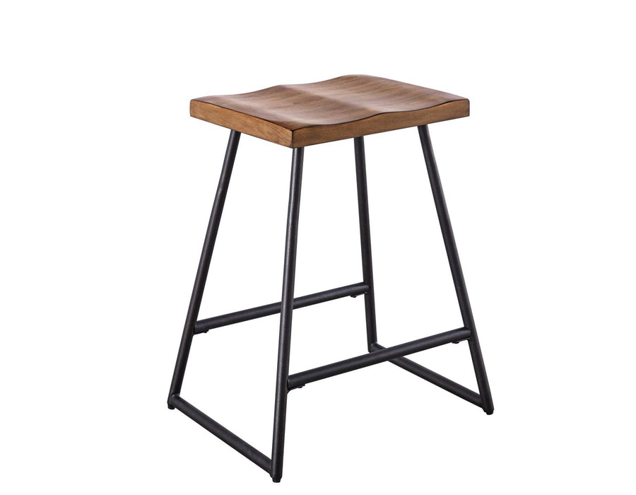 Steve Silver Landon Counter Stool in Natural Honey (Set of 2)