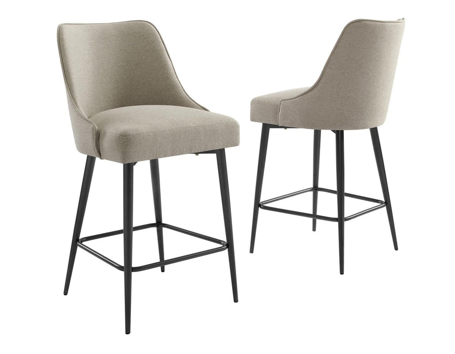 Steve Silver Olson Counter Chair in Caramel (Set of 2)