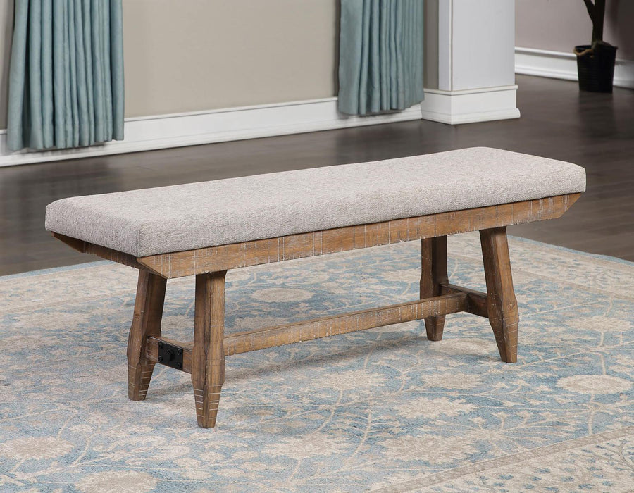 Steve Silver Riverdale Bench in Driftwood