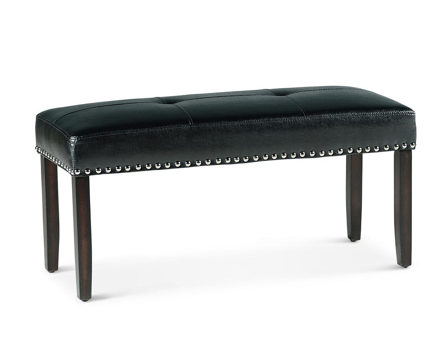 Steve Silver Westby Black Dining Bench in Ebony Wood