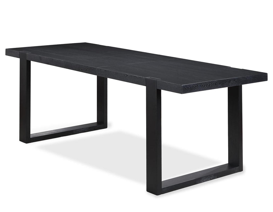 Steve Silver Yves Dining Table in Rubbed Charcoal