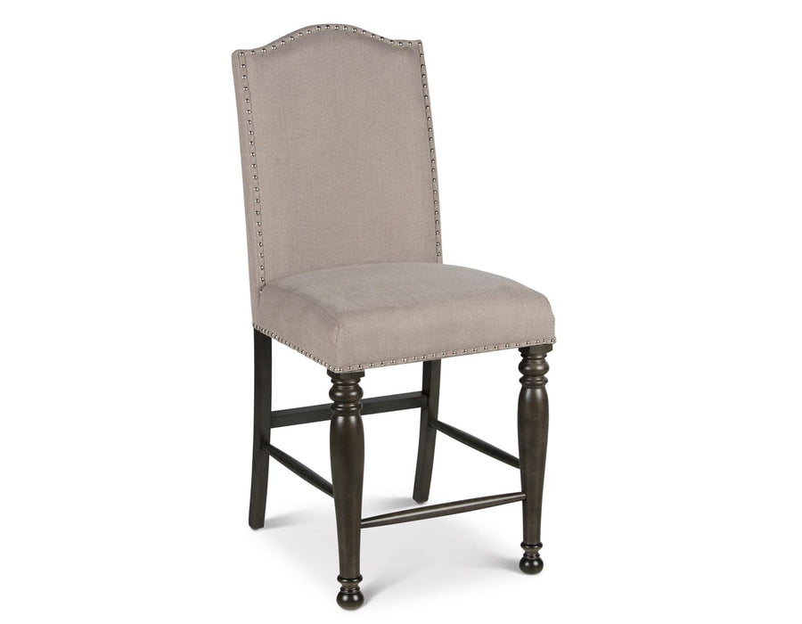 Steve Silver Caswell Counter Chair in Harbor Grey (Set of 2)