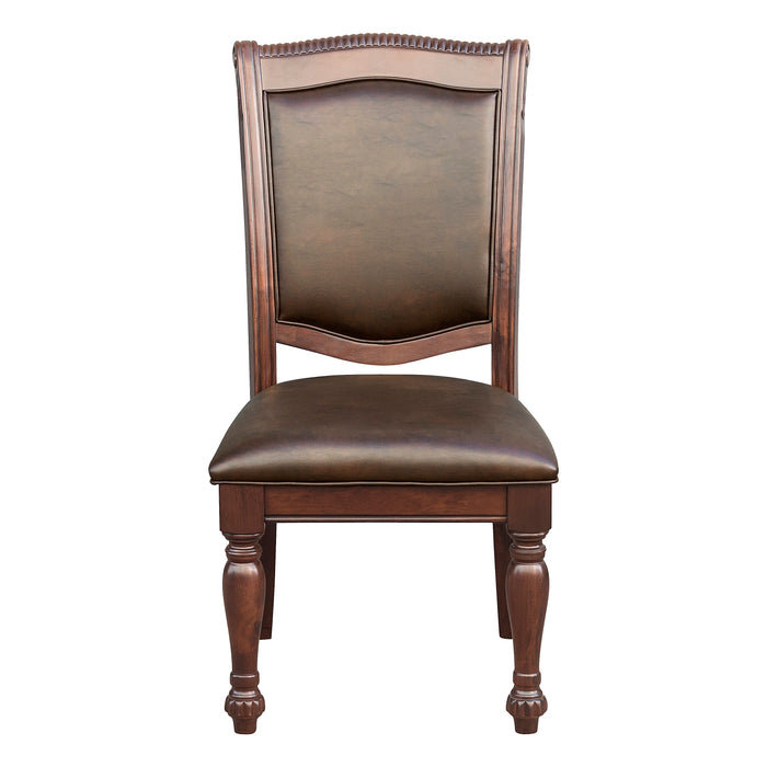 Lordsburg SIDE CHAIR in Brown/Cherry - 5473S