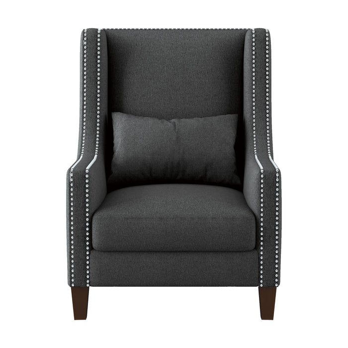 Keller Accent Chair in Gray - 1114DG-1