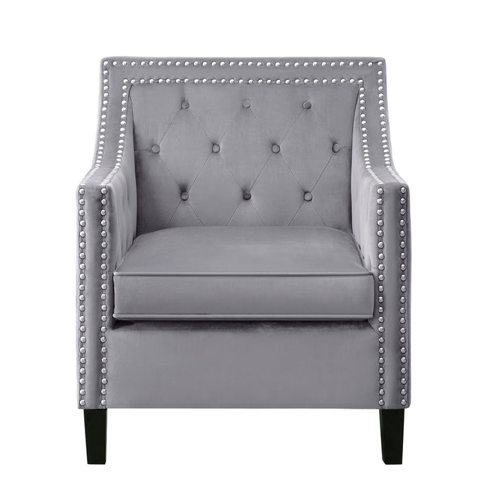 Grazioso Accent Chair in Gray - 1297GY-1NN