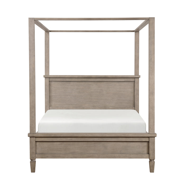 Marceline Eastern King Platform Bed in Gray - 1316K-1EK