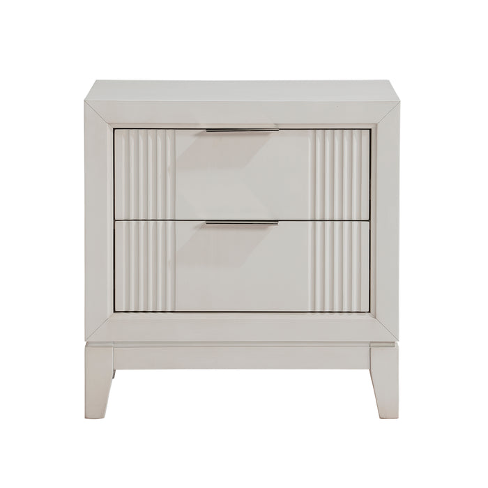Florence Nightstand in White - 1326-4