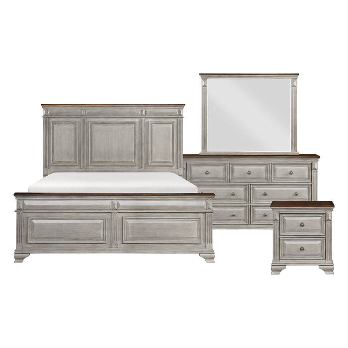 Marquette 4pc Set (QB+NS+DR+MR) in Brown/Gray - 1449-1*4