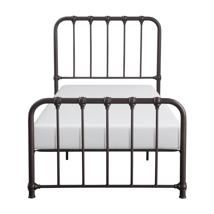 Bethany Twin Platform Bed in Dark Bronze - 1571DZT-1