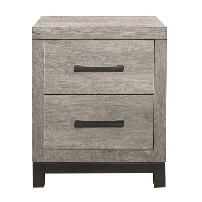 Zephyr Nightstand in Gray - 1577-4