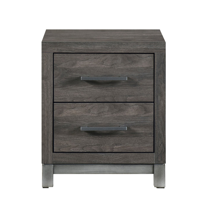 Zephyr Nightstand in Gray - 1577DG-4