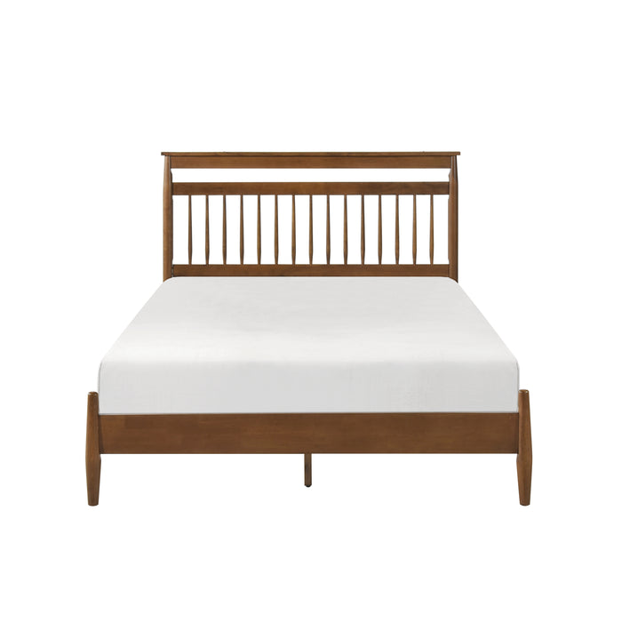 Arlo Queen Platform Bed in Brown - 1599-1