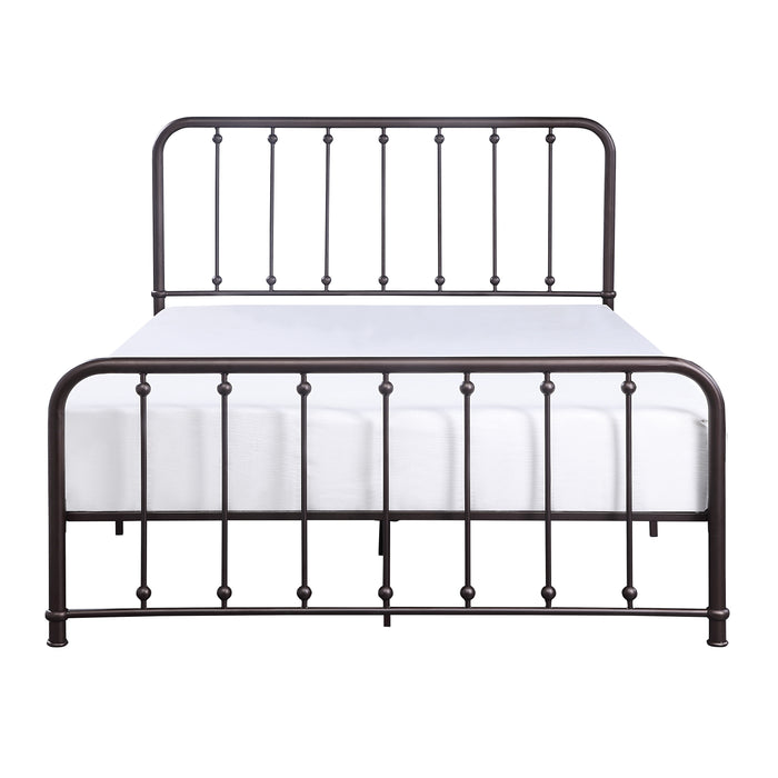 Larkspur Eastern King Platform Bed in Dark Bronze - 1638K-1EK