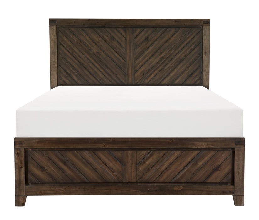 Parnell Eastern King Bed in Cherry - 1648K-1EK
