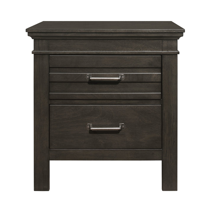 Blaire Farm Nightstand in Gray - 1675-4