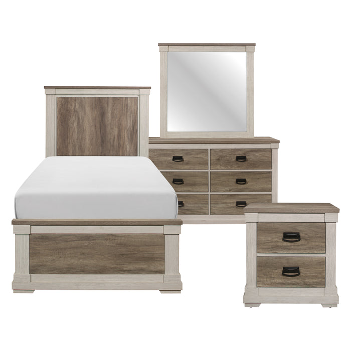 Arcadia 4pc Set (TB+NS+DR+MR) in Gray/White - 1677T-1*4