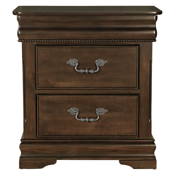 Mont Belvieu Nightstand, Hidden Drawer in Cherry - 1869-4