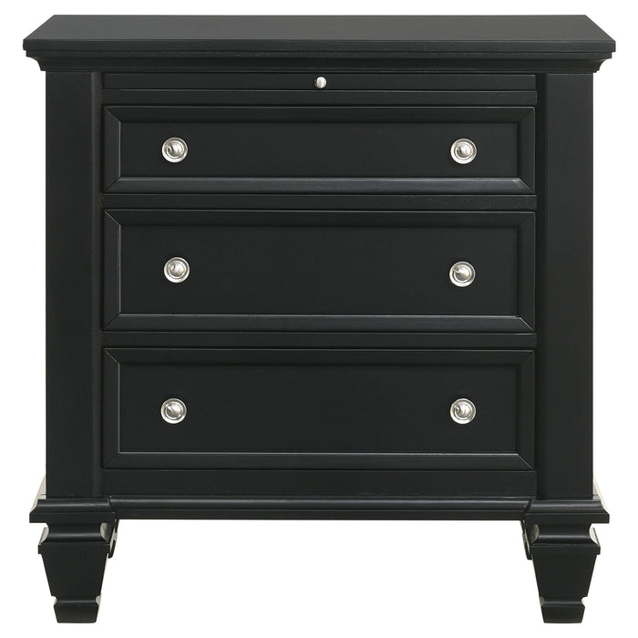 Sandy Beach Bedroom Set Black