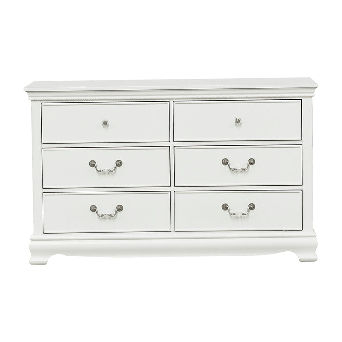 Lucida Dresser in White - 2039W-5