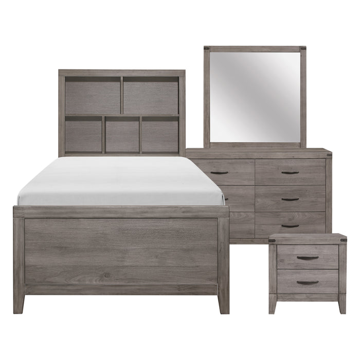 Woodrow 4pc Set (TB+NS+DR+MR) in Gray - 2042NBT-1*4