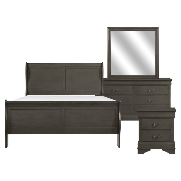 Mayville 4pc set (QB+NS+DR+MR) in Gray - 2147SG-1*4