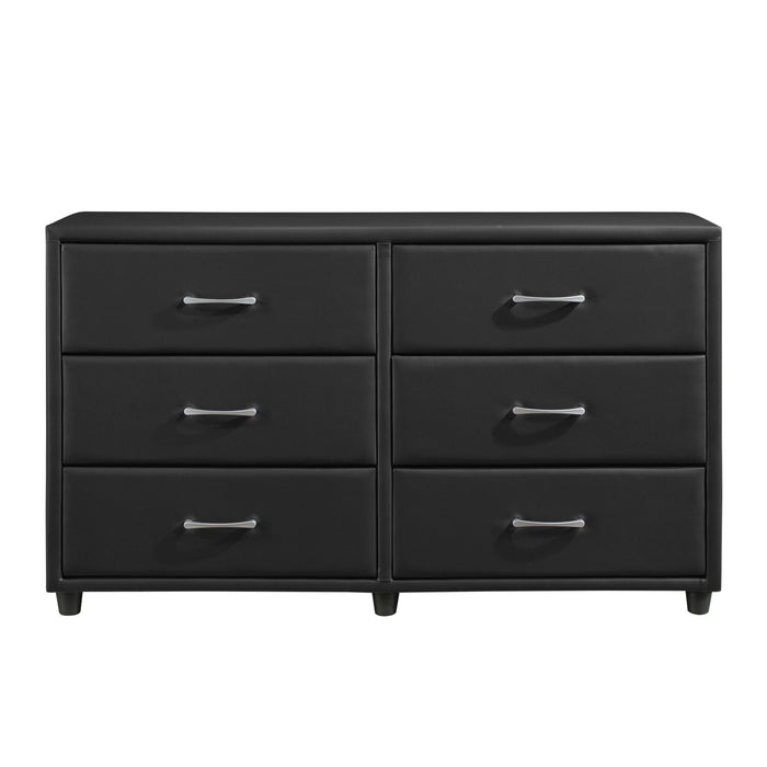 Lorenzi Dresser in Black - 2220-5