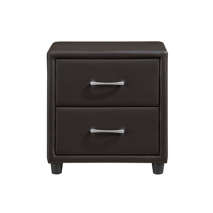 Lorenzi Nightstand in Brown - 2220DBR-4