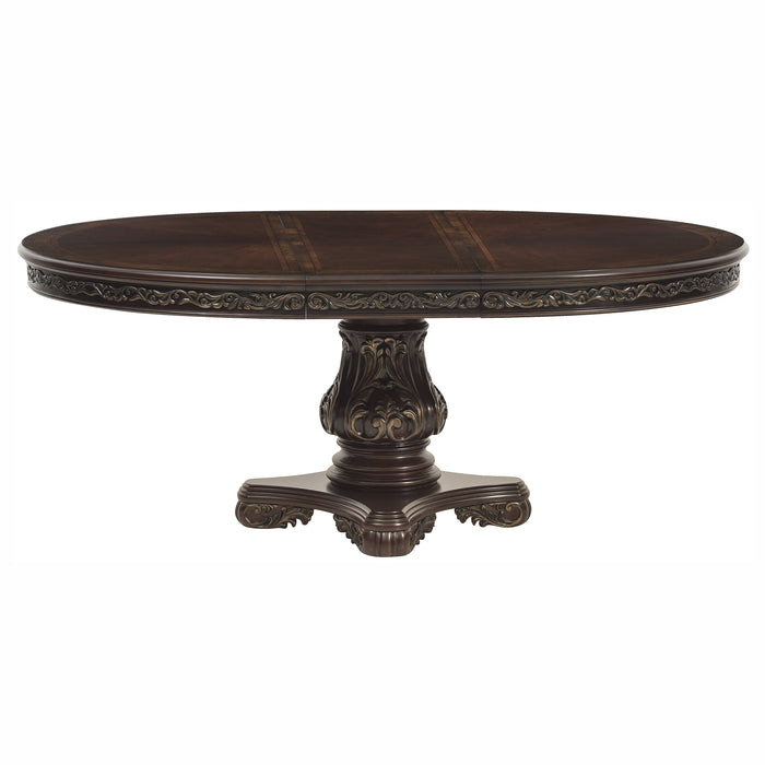 Deryn Park 5pc Set (TB+4S) in Cherry/Metallic Accent - Traditional - 2243-76*5
