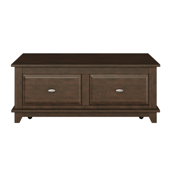 Minot Lift Top Cocktail Table in Brown - 3621-30