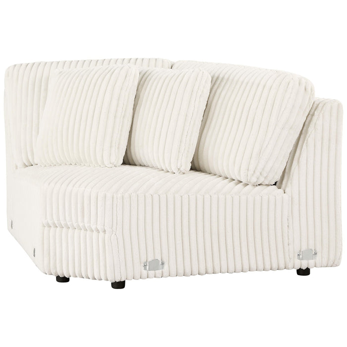 Emberson Upholstered Wedge Ivory