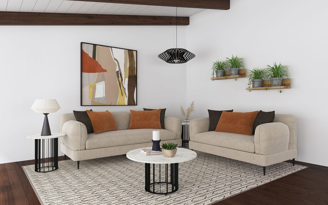 Jade Stationary Loveseats