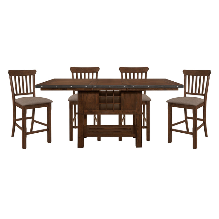 Schleiger 5pc Set (TB+4S) in Brown - 5400-36XL*5
