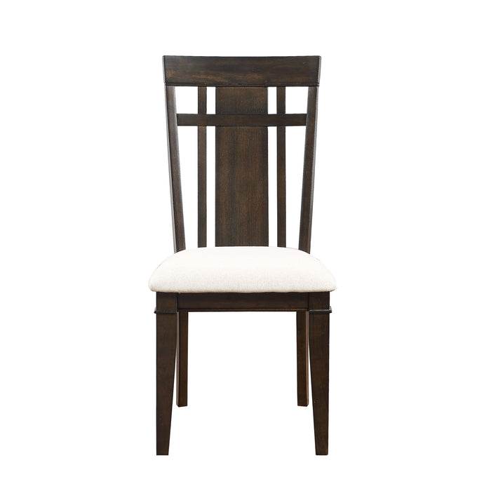 Makah Side Chair in Beige/Brown - 5496S