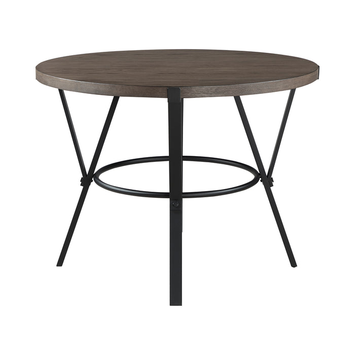 Crowley Counter Height Table in Black/Brown - 5565-36RD