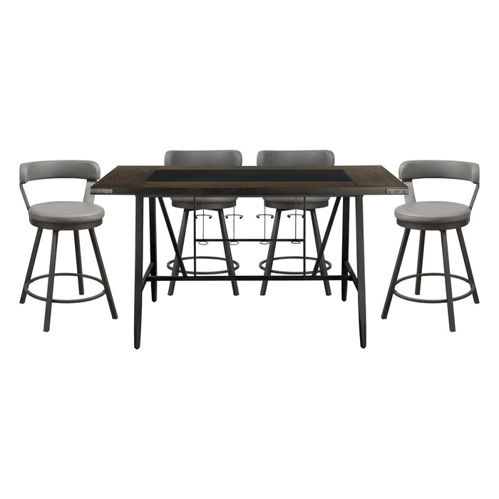Appert 5pc Set (TB+4S) in Gray/Brown - 5566-36*5GY