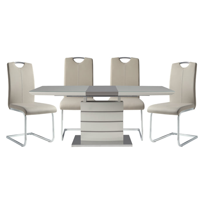 Glissand 5pc Set (TB+4S) in White/Taupe/Gold/Silver/Champagne - 5599-71*5