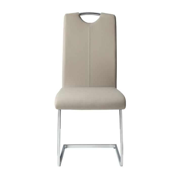 Glissand Side Chair in Gold/Silver/Champagne/Taupe - 5599S