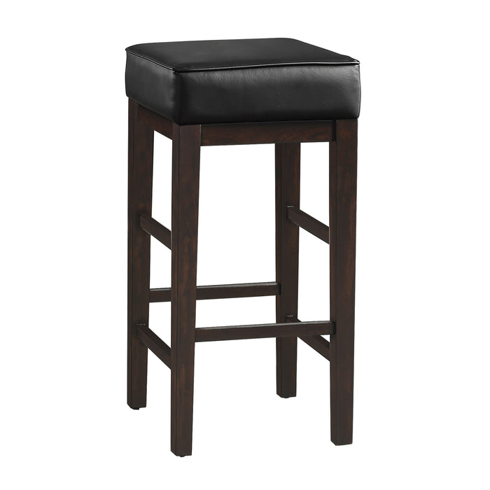 Pittsville Pub Height Stool in Black/Espresso - 5684BK-29