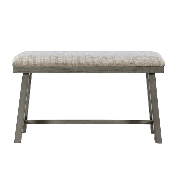 Auburndale Counter Height Bench in Gray - 5685-24BH