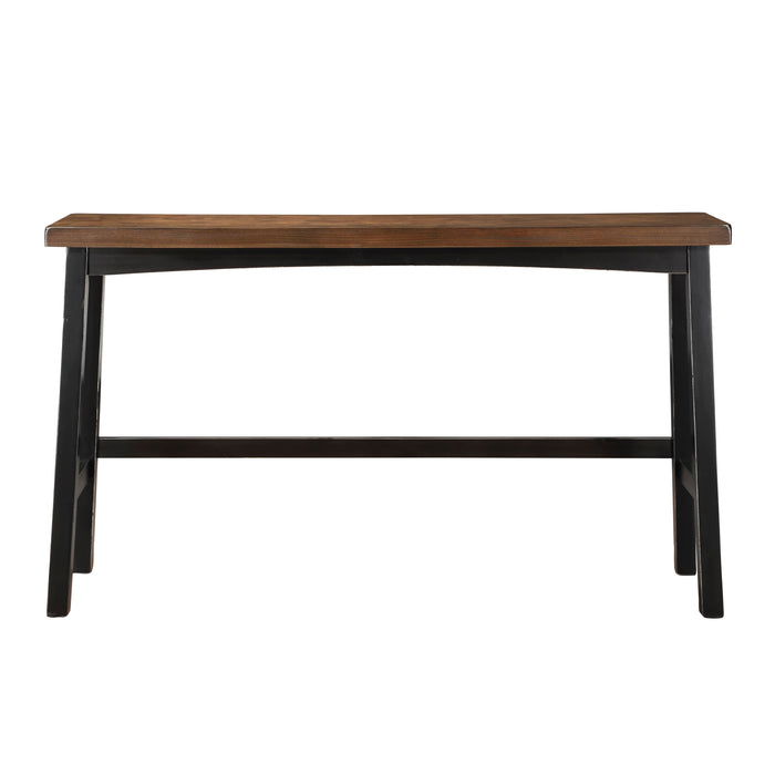 Caspian 4-Piece Pack Pub Height Set in Black/Brown - 5687BTT-424P