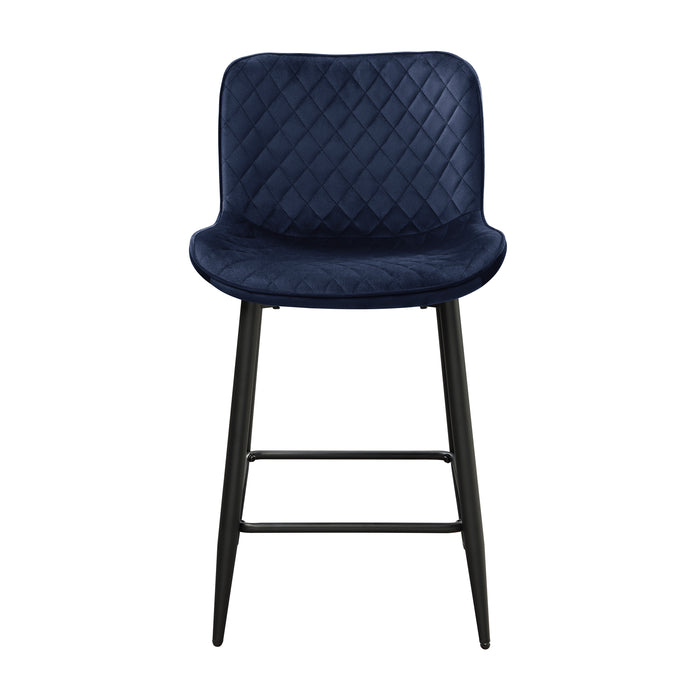 Nya Counter Height Chair in Black/Blue - 5695DBU-24