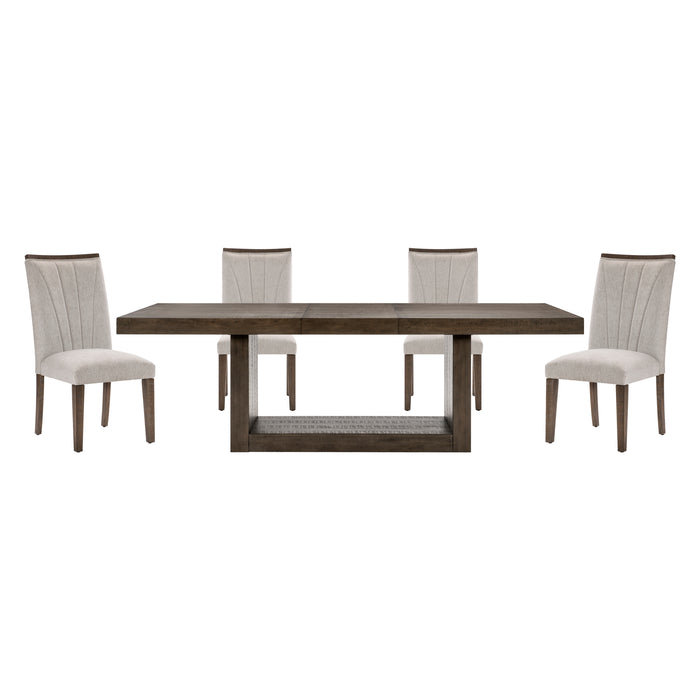 Brookings 5pc Set (TB+4S) in Brown - 5764-96*5