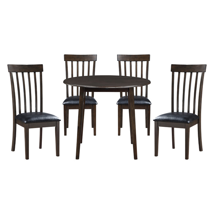 Rutland 5pc Set (TB+4S) in Black/Espresso - 5890RD*5