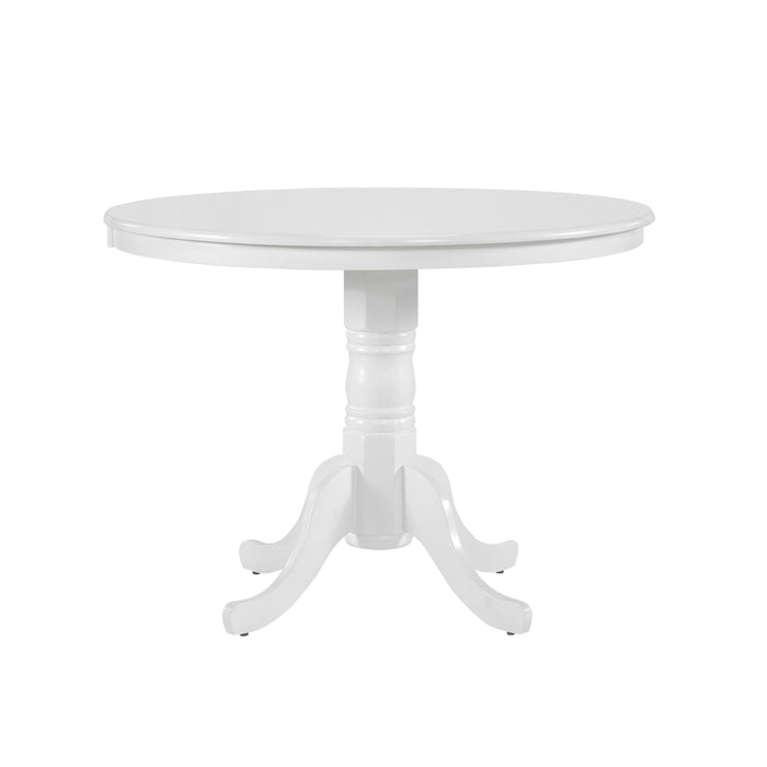 Shelby Dining Table in White - 5923W-39RD*