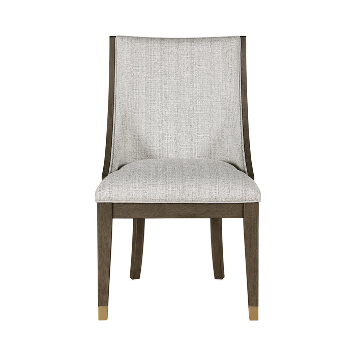 Griffin Arm Chair in Beige/Brown/Gold - 5933A