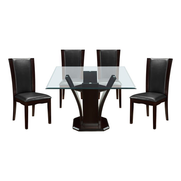 Daisy 5pc Set (TB+4S) in Espresso/Transparent/Brown - 710-54SQ*5