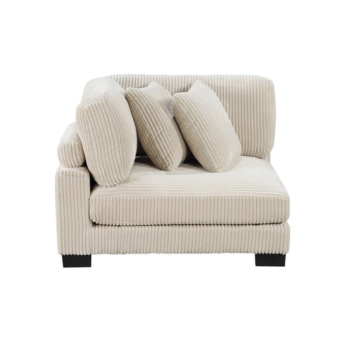 Traverse 6-Piece Modular Sectional with Ottoman in Beige - 8555BE*6OT