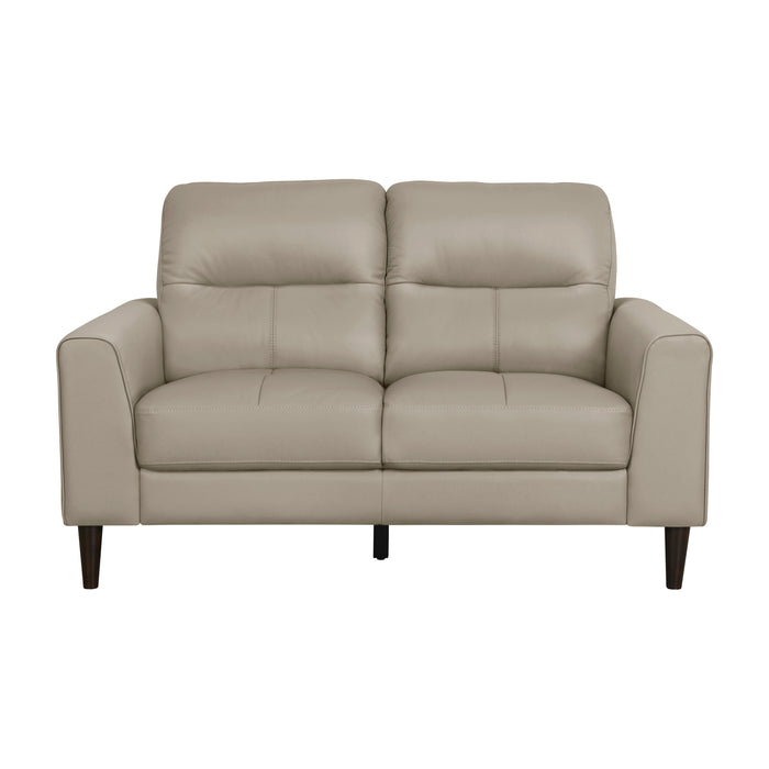 Lewes Loveseat in Beige - 8566LTE-2