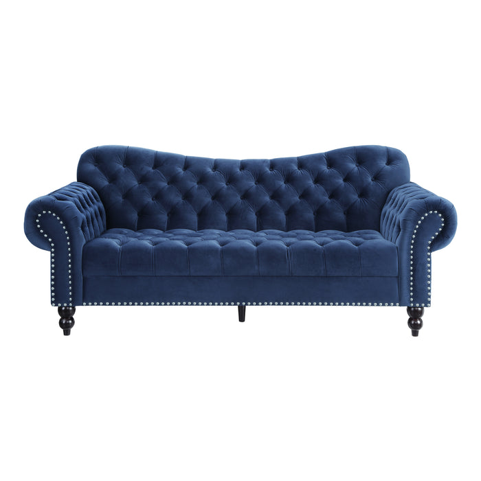 Rosalie Sofa in Blue - 9330BU-3