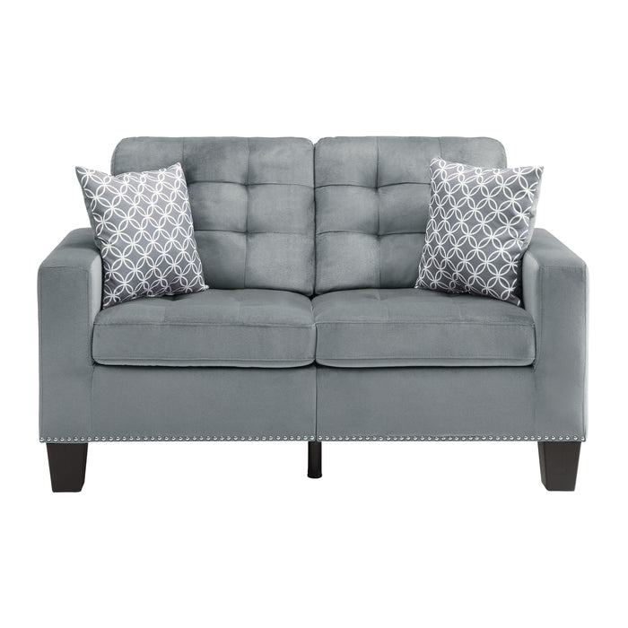 Lantana Loveseat in Gray - 9957GY-2